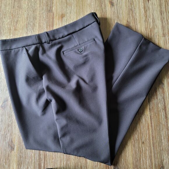 Express Editor Black Low Rise Boot Cut Pants Size 16S - Picture 1 of 6